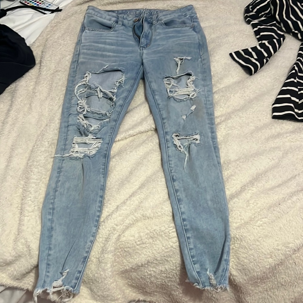 3 pears of tight skinny jeans